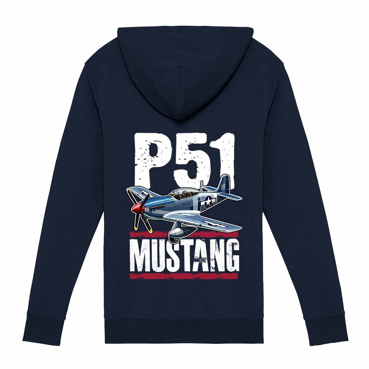 P-51 mustang | Sweat zippé unisexe