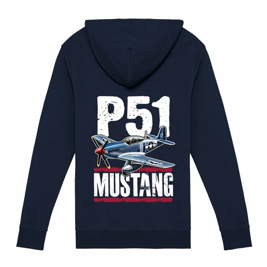 P-51 mustang | Sweat zippé unisexe