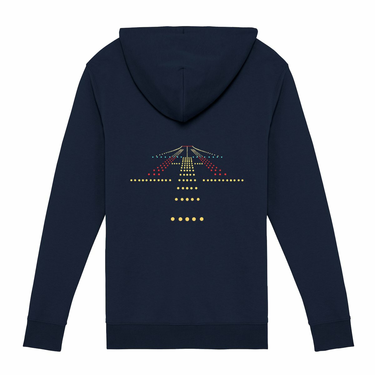 Night runway | Sweat zippé unisexe