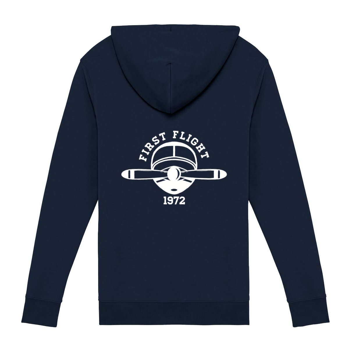 First flight 1972 | Sweat zippé unisexe